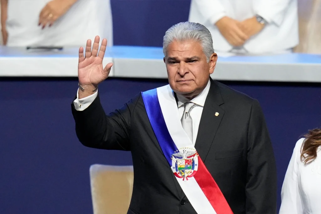 José Raúl Mulino is inaugurated as Panama’s new president and promises a crackdown on migration