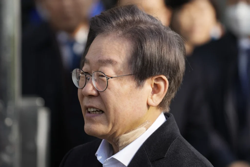 The man who stabbed South Korea’s opposition leader has been sentenced to 15 years in prison