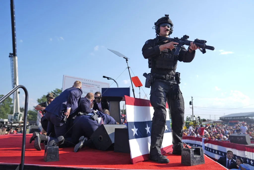 Some prominent Republicans attribute blame to Democrats following the Trump rally shooting