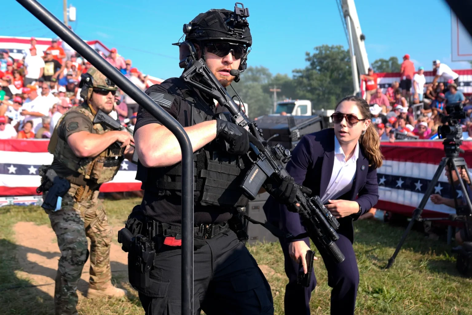 Bulletproof vests, snipers and drones: Election officials beef up security at the polls