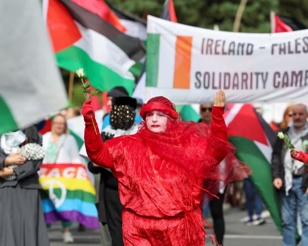 Irish pro-Palestine activists adopt ‘Paddystinian’ label with pride
