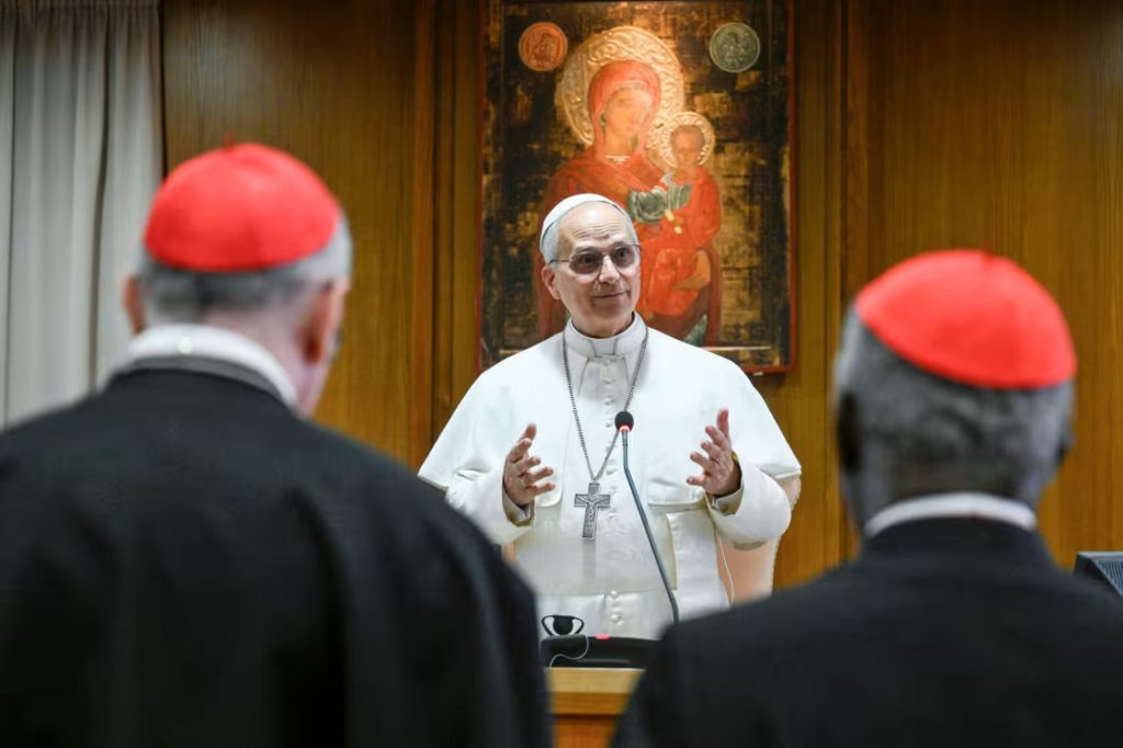 Pope Leo XIV says AI progress influenced his choice of papal name