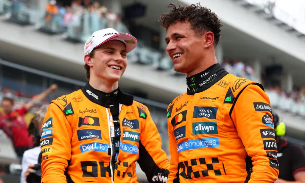 McLaren’s Norris wins chaotic Miami sprint race, as Hamilton grabs third place